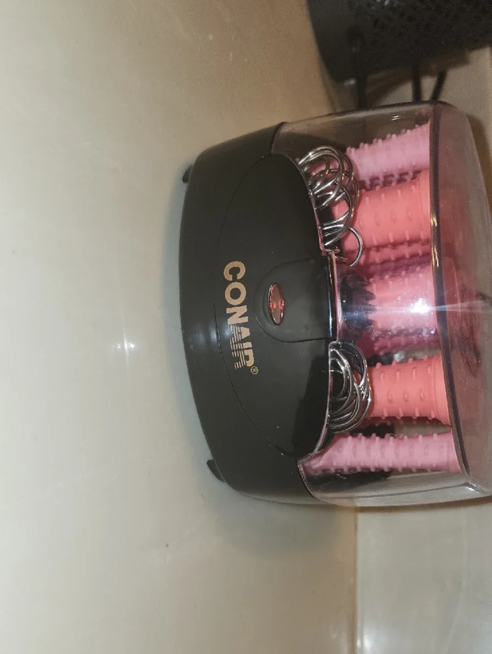 Conair Hot Rollers Set in Bright Coral and Pink NWOT